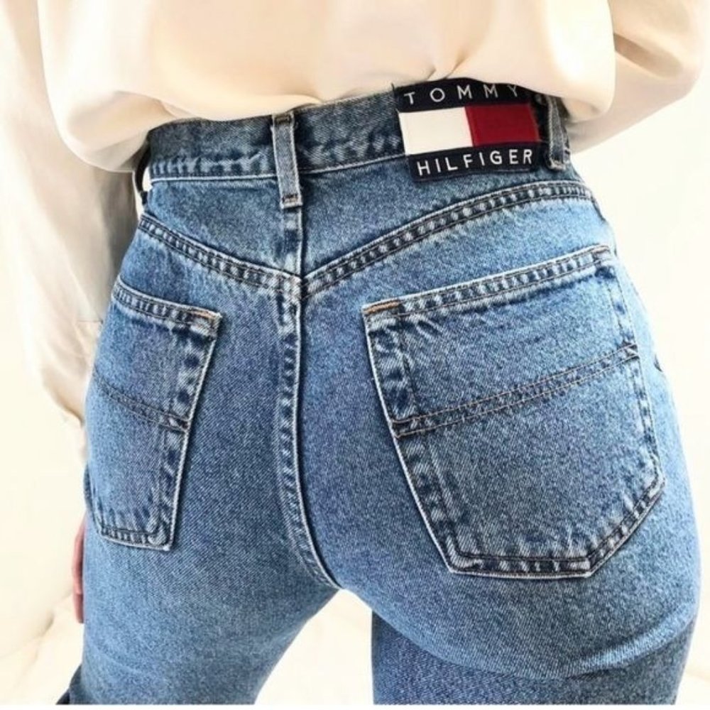 Vintage Tommy Hilfiger High Rise Denim Mom Jeans